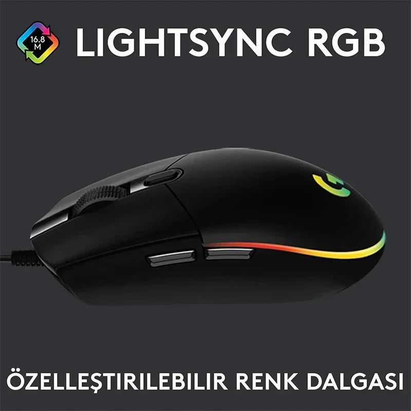 Mouse Gamer Logitech G102™ - Precisión y Estilo
