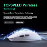 MCHOSE A7 Ultra Mouse Esports GamesThree Modes Pro Wireless Bluetooth PAW3395 Lightweight Laptop Office Mouse Support Ergonomics