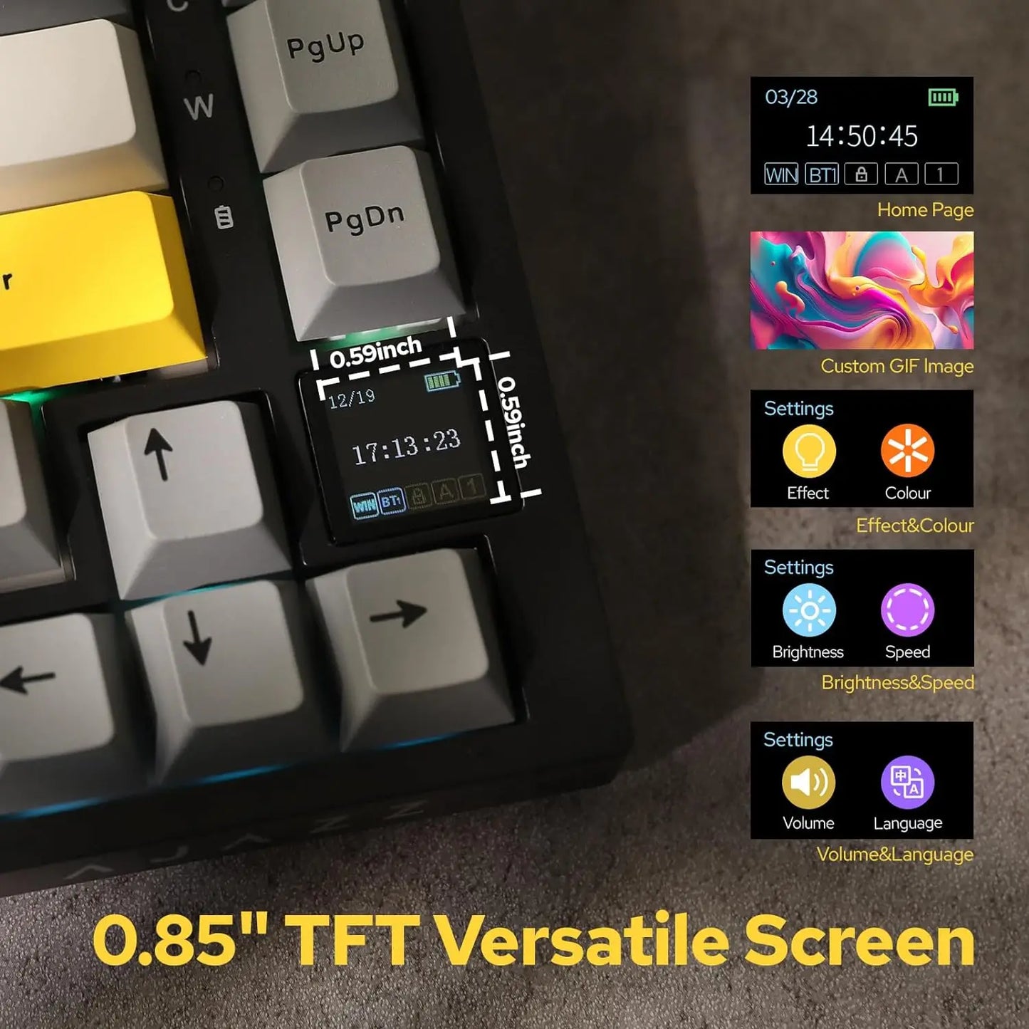 Pro Gaming Mechanical Keyboard Bluetooth