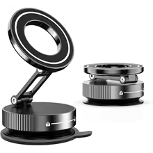 Upgraded Aluminum Alloy Vacuum Magnetic Car Phone Holder with 360° Rotation