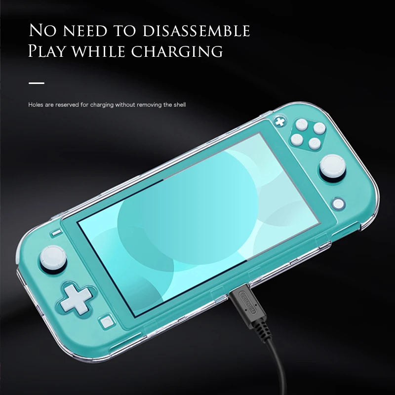 Anti-Slip Protective Cover Compatible with switch Lite Game Console Full Cover Crystal