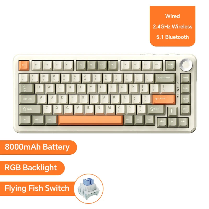 Pro Gaming Mechanical Keyboard Bluetooth