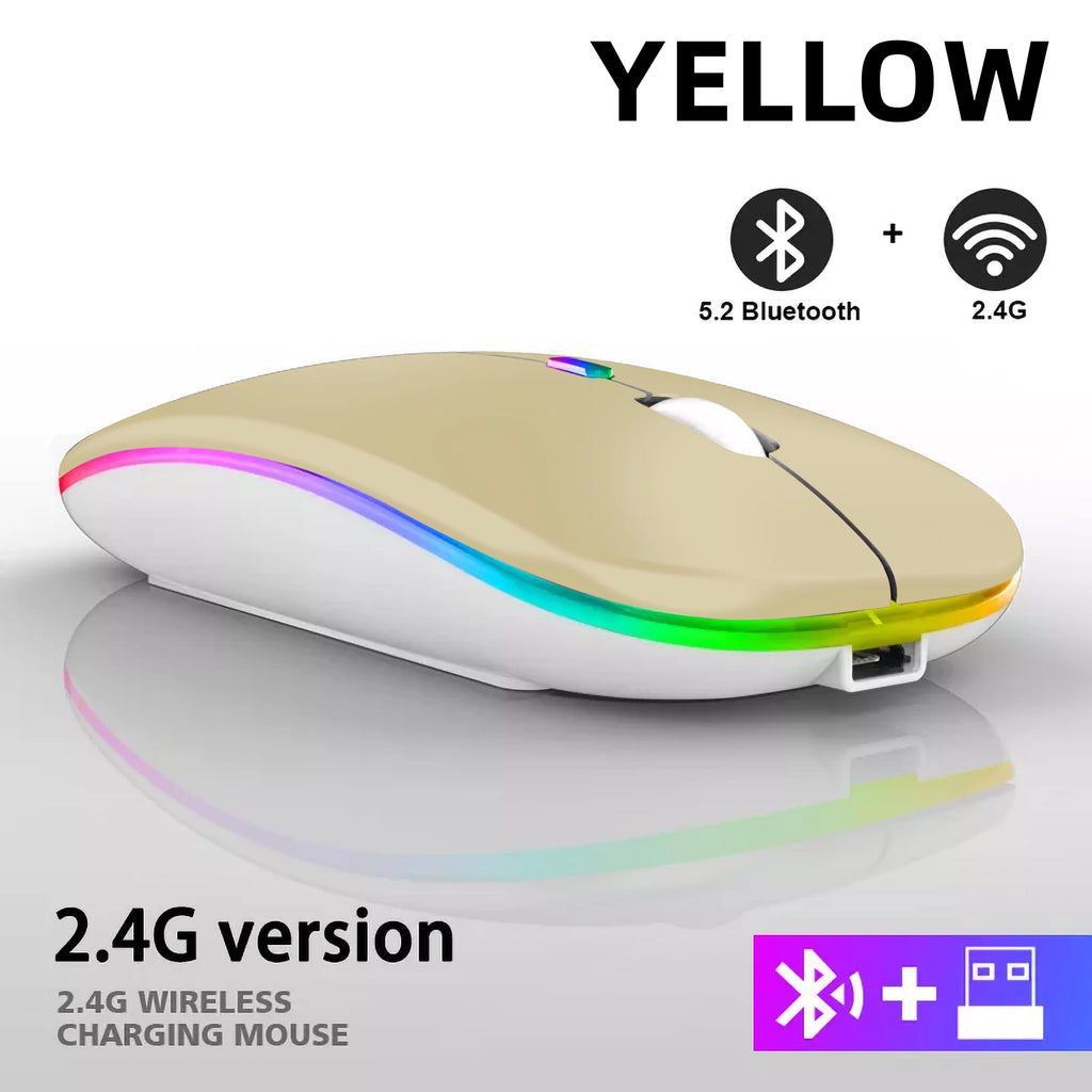 Rechargeable Bluetooth Wireless Mouse with 1600 DPI