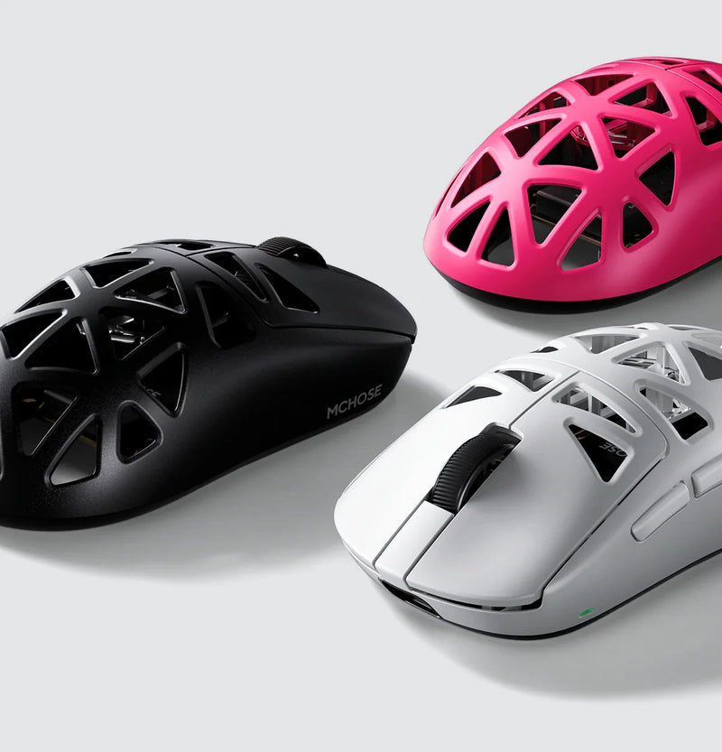 A7X Ultra Magnesium Alloy Wireless Gaming Mouse Sensor Omron Optical 8000Hz Ultra-High Polling Rate Macros