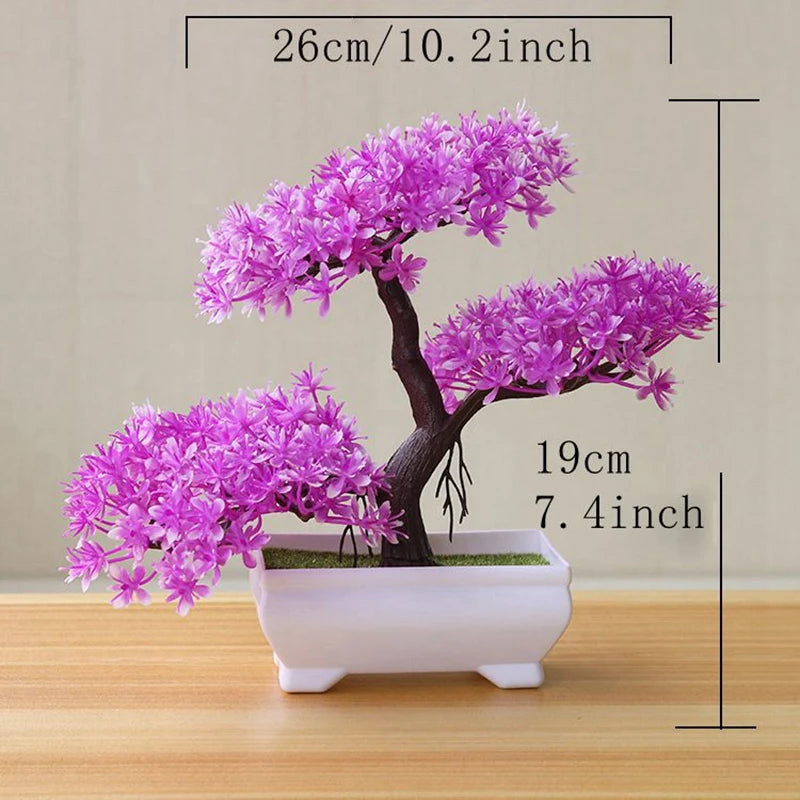 Artificial Tree Bonsai Simulation Plants Pot Plants