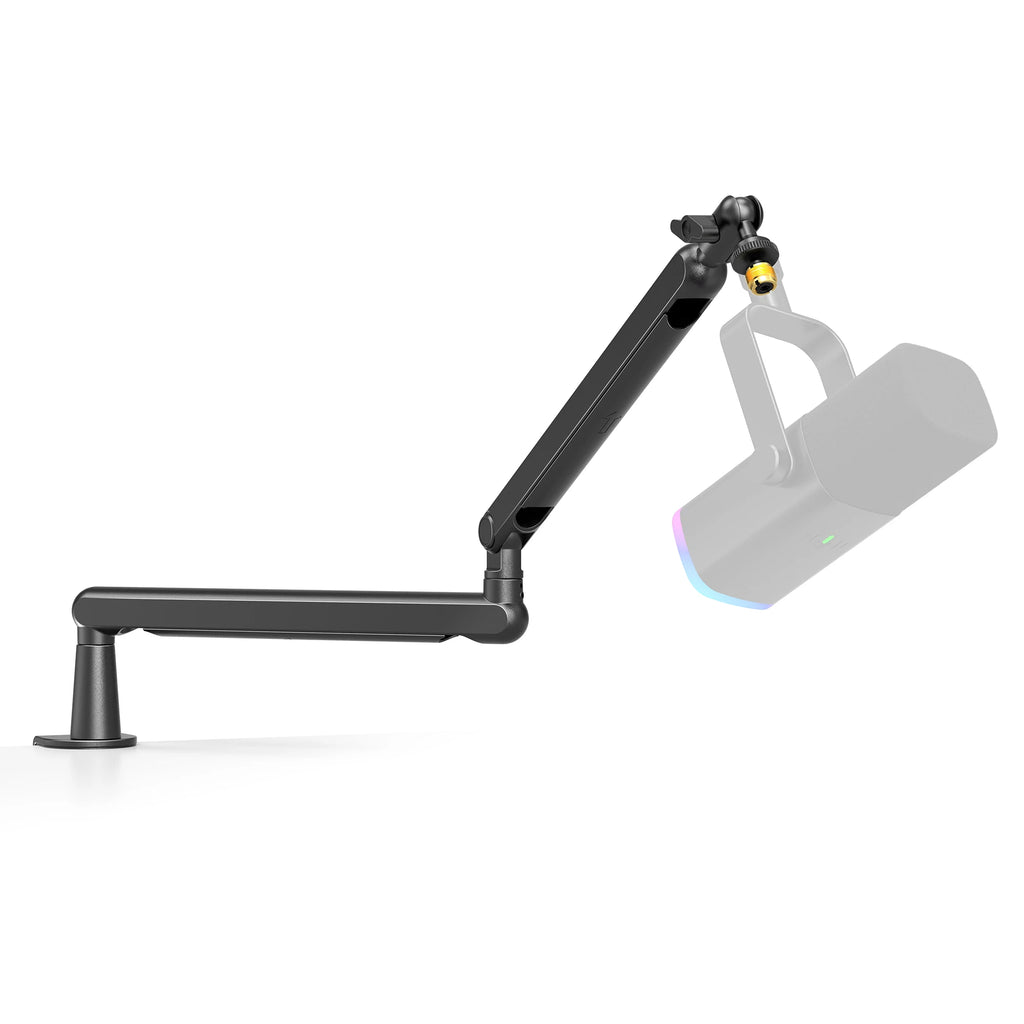 ARM  Adjustable Low-profile Microphone Stand with Cable Managment/Desk