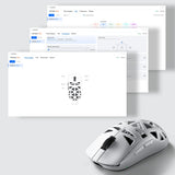 A7X Ultra Magnesium Alloy Wireless Gaming Mouse Sensor Omron Optical 8000Hz Ultra-High Polling Rate Macros