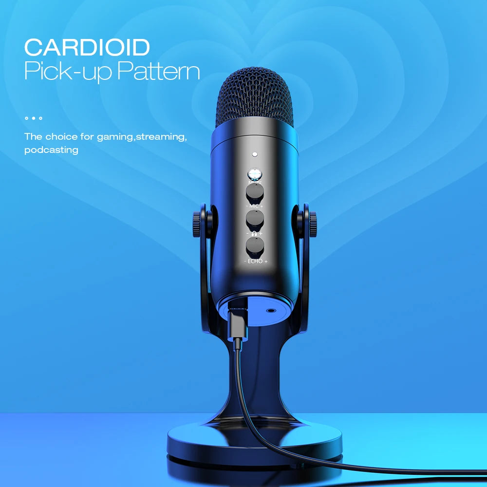 USB Microphone for PC Mac Gaming Recording Stream Podcast