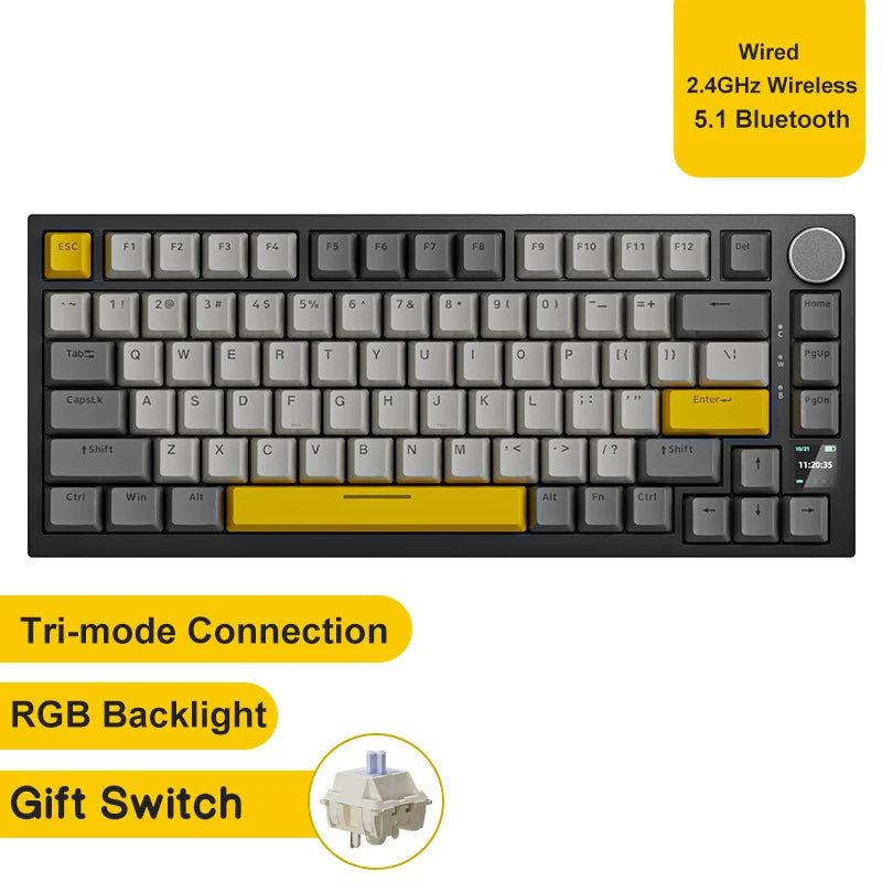 Pro Gaming Mechanical Keyboard Bluetooth