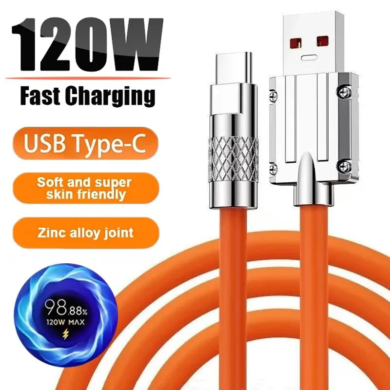 120W 6A Super Fast Charge Type C