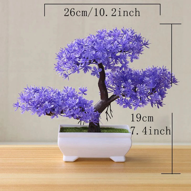 Artificial Tree Bonsai Simulation Plants Pot Plants