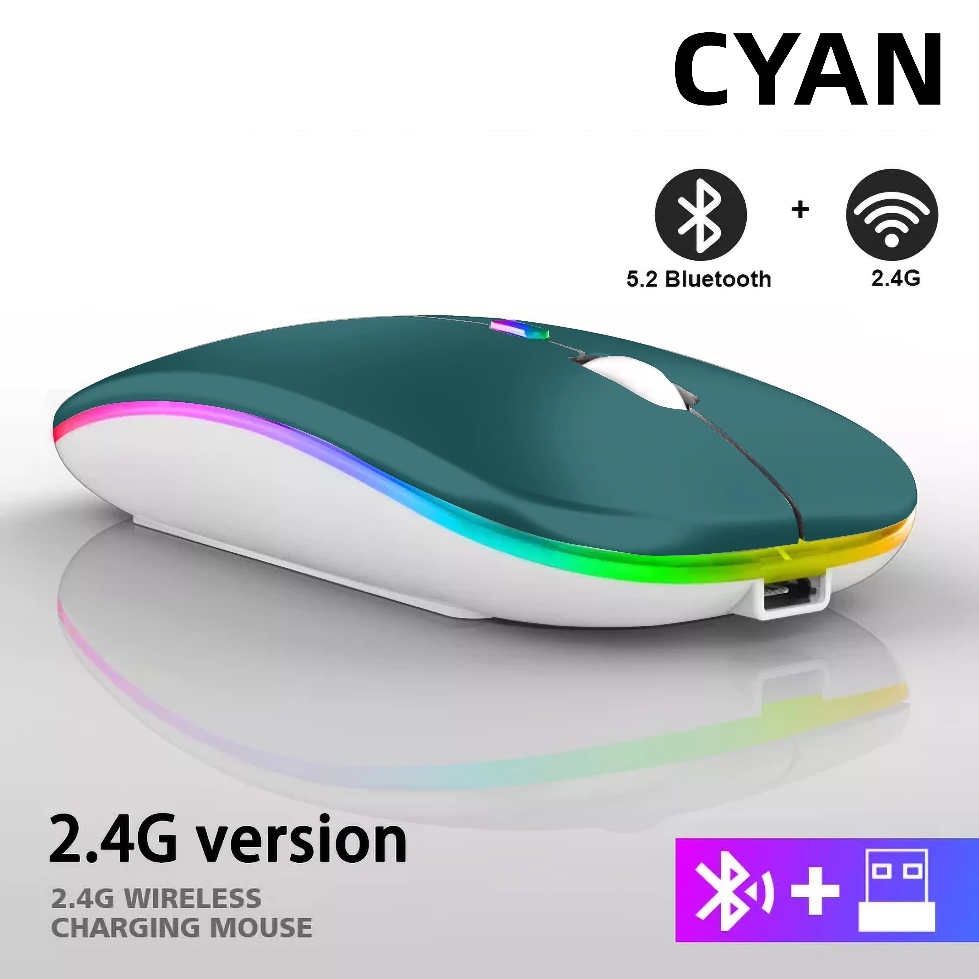 Rechargeable Bluetooth Wireless Mouse with 1600 DPI