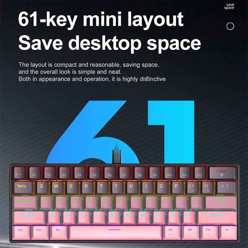 Mechanical keyboard  Wired Gradient 60%