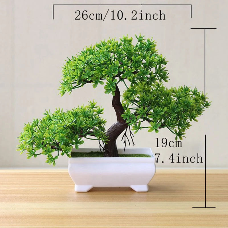 Artificial Tree Bonsai Simulation Plants Pot Plants