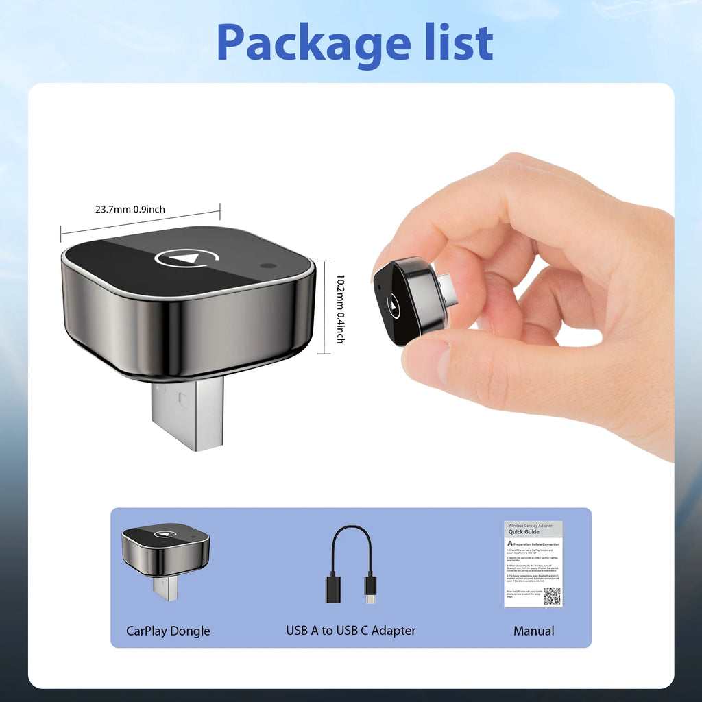 2 in 1 Wireless CarPlay