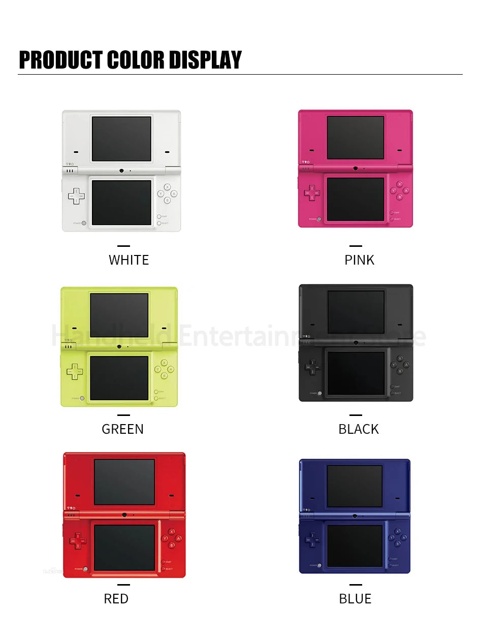 DSI Game Console for Nintendo  Retro Handheld Game Console with R4 Card and TF Card