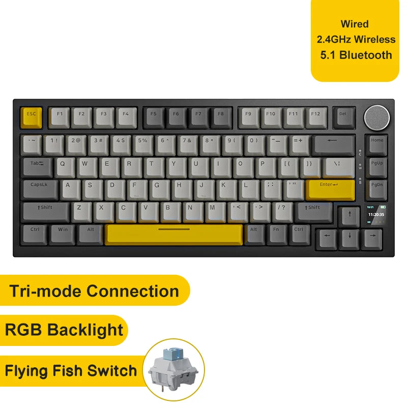 Pro Gaming Mechanical Keyboard Bluetooth