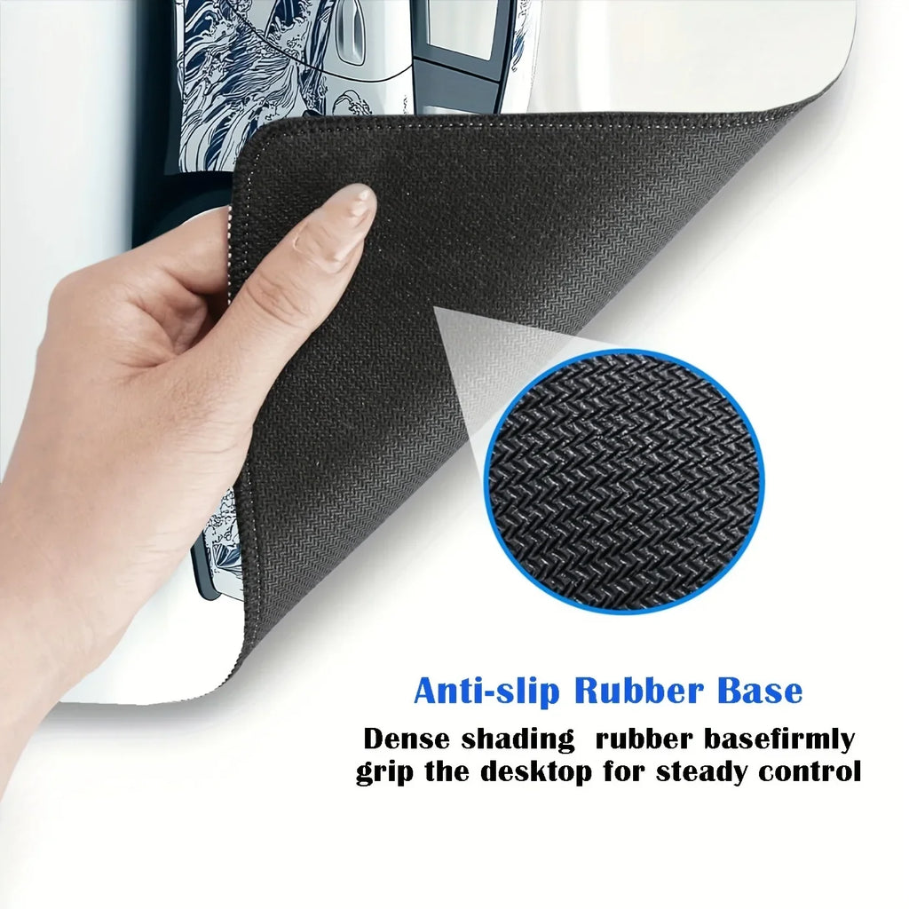 Large White Sports Car Design Gaming Mouse , Pad Anti-Slip