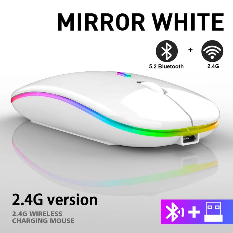 Rechargeable Bluetooth Wireless Mouse with 1600 DPI