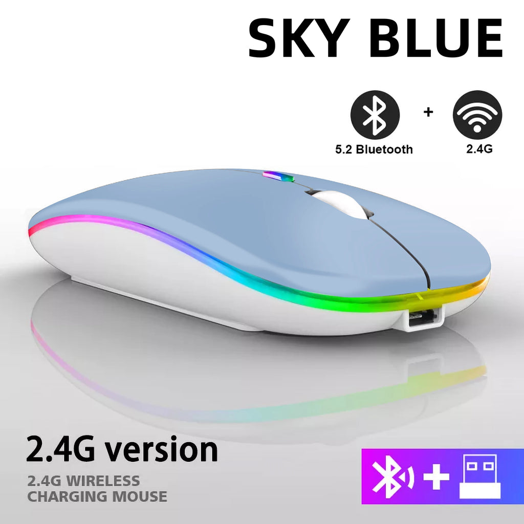 Rechargeable Bluetooth Wireless Mouse with 1600 DPI
