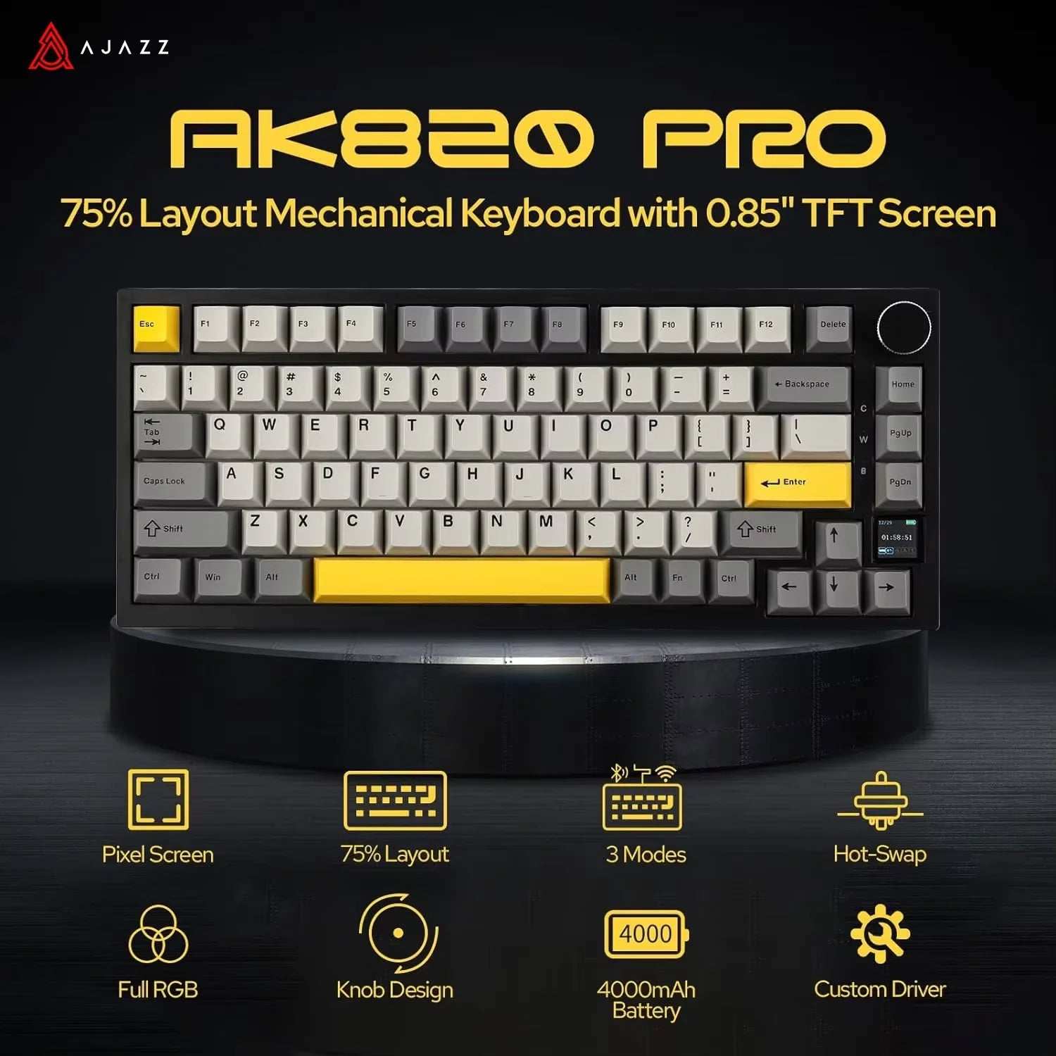 Pro Gaming Mechanical Keyboard Bluetooth