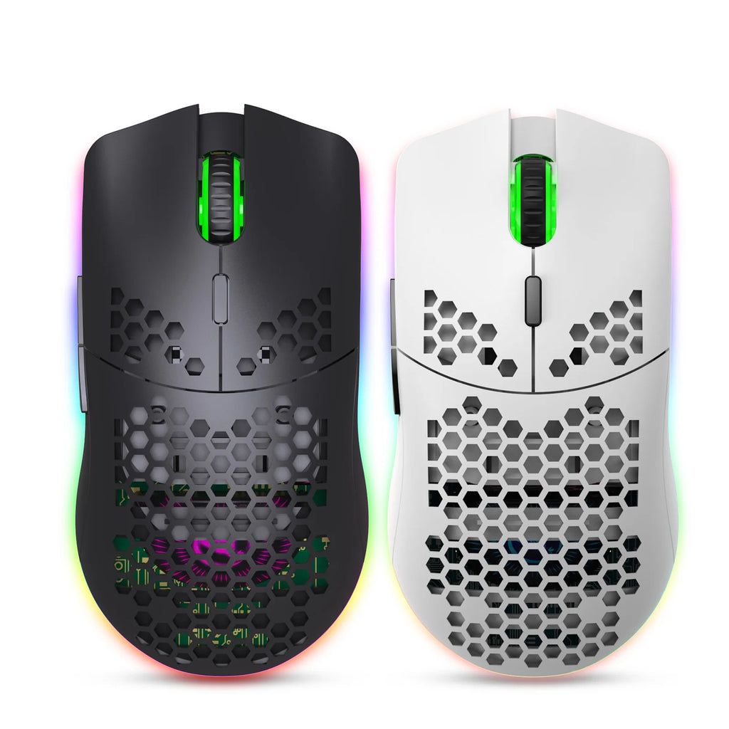 RGB 2.4G Wireless Gaming Mouse RGB Lighting Mouse with Adjustable DPI Ergonomic Design
