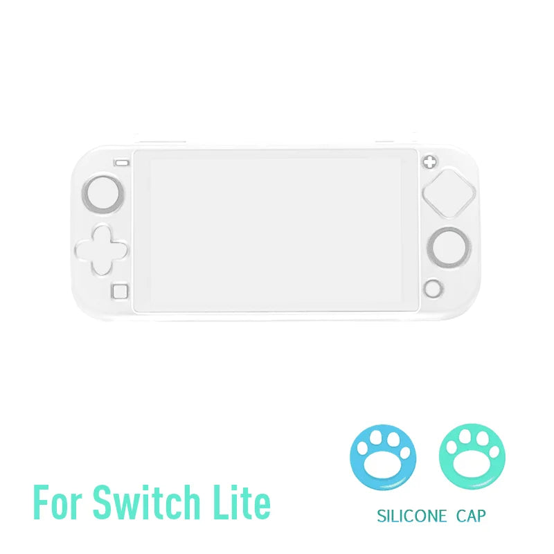 Anti-Slip Protective Cover Compatible with switch Lite Game Console Full Cover Crystal