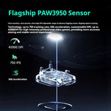 MCHOSE A7 Ultra Mouse Esports GamesThree Modes Pro Wireless Bluetooth PAW3395 Lightweight Laptop Office Mouse Support Ergonomics