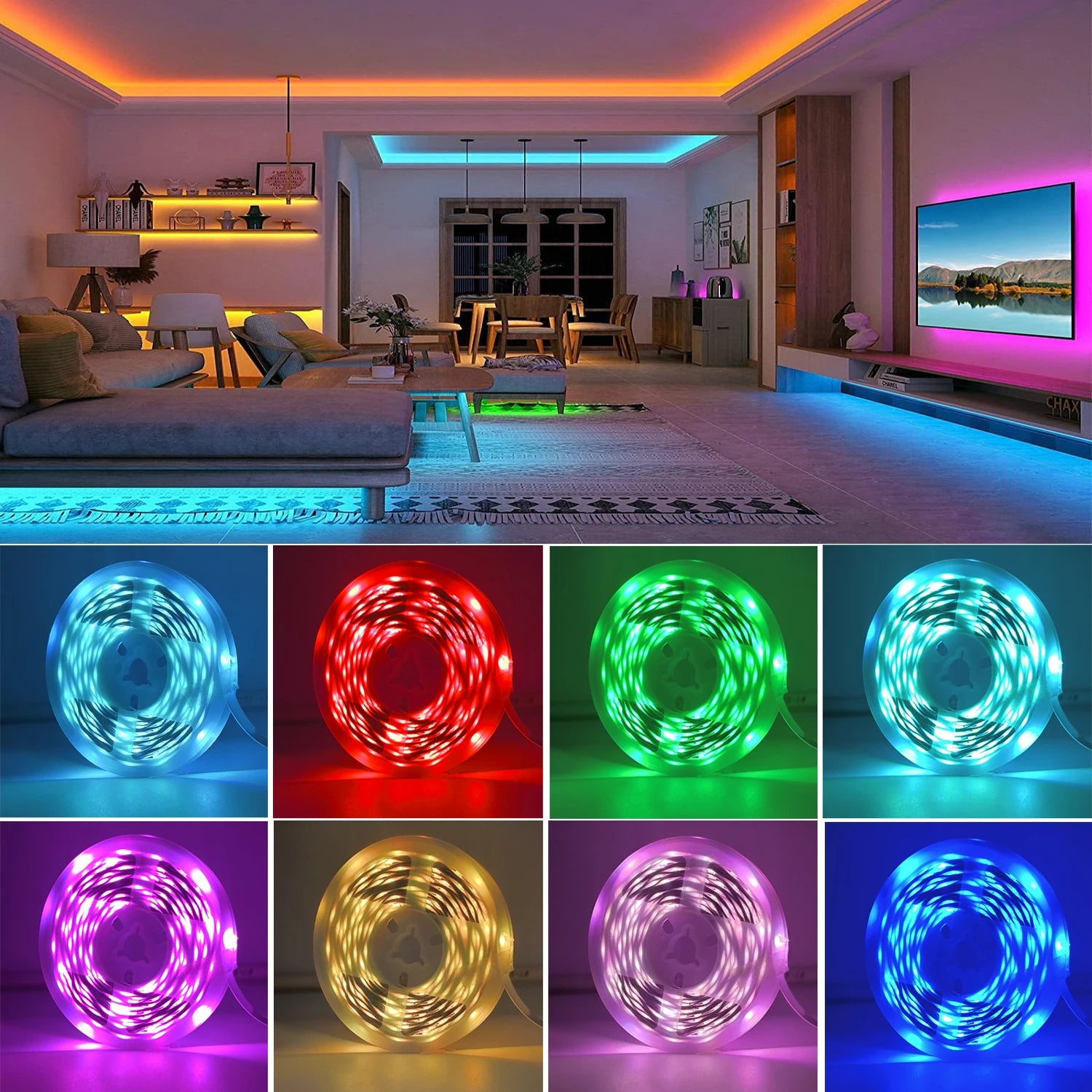 RGB Led Strip Lights 5m 10m 20m 30m Led Room