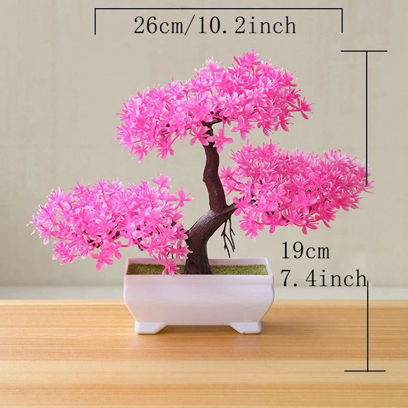 Artificial Tree Bonsai Simulation Plants Pot Plants