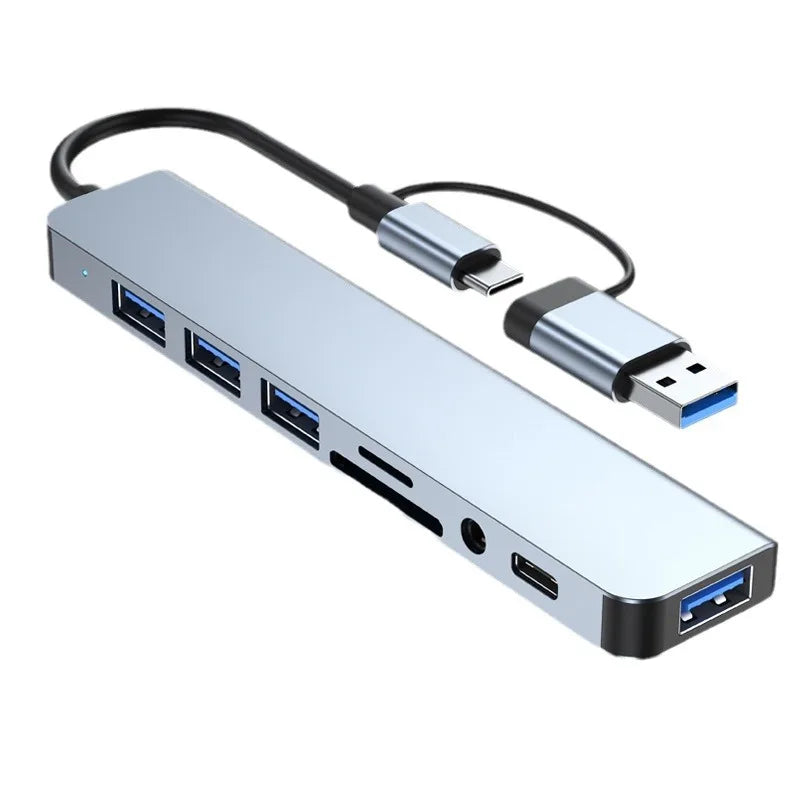 8 in 2 USB +Type C HUB D