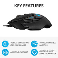 Logitech G502hero Master Wired Gaming Mouse