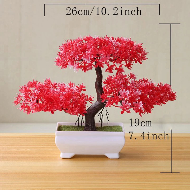 Artificial Tree Bonsai Simulation Plants Pot Plants