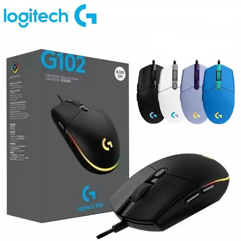 Logitech G102 Mouse USB Wired Gaming Mouse 8000 DPI