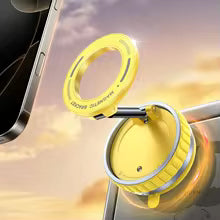 Upgraded Aluminum Alloy Vacuum Magnetic Car Phone Holder with 360° Rotation