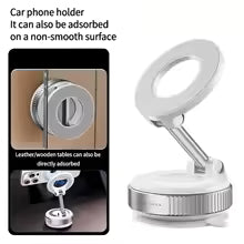 Upgraded Aluminum Alloy Vacuum Magnetic Car Phone Holder with 360° Rotation